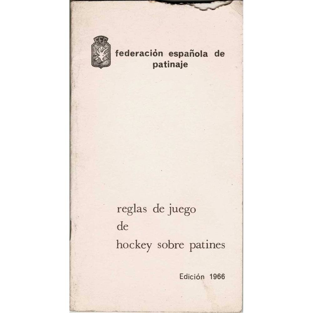 Reglas de juego de hockey sobre patines. Edición 1966