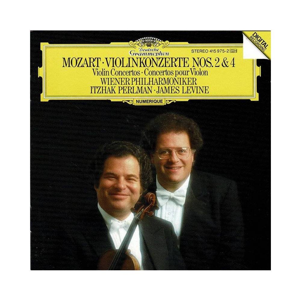 Mozart, Itzhak Perlman, Wiener Philharmoniker, James Levine - Violinkonzerte Nos. 2 & 4. CD