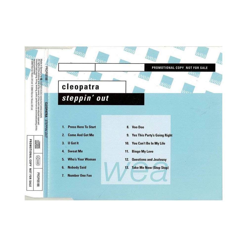 Cleopatra - Steppin Out . CD Promo