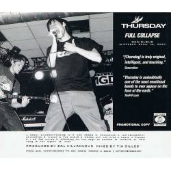 Thursday - Full Collapse. Promotional Copy. CD