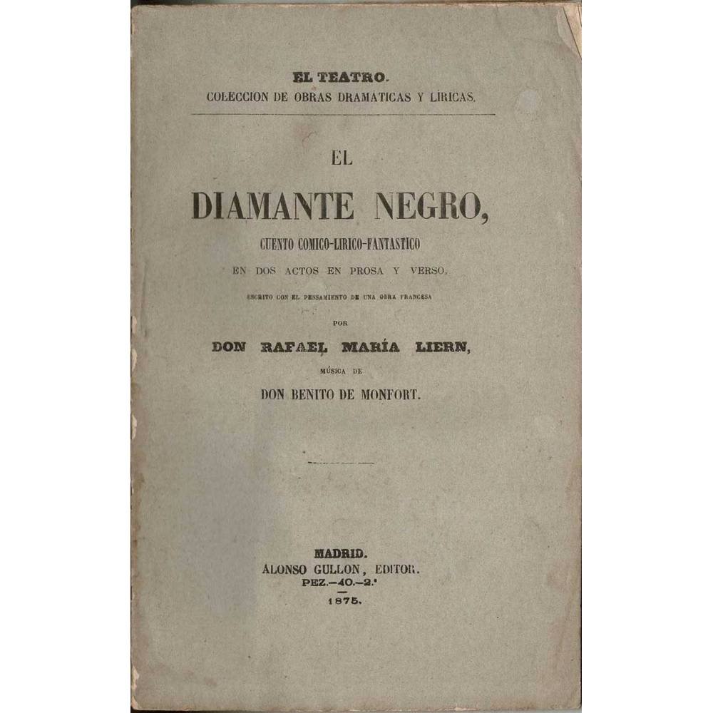 El Diamante Negro - Rafael María Liern