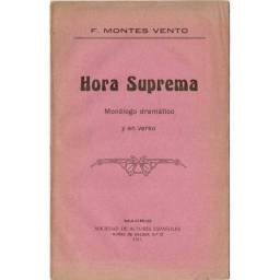 Hora Suprema - F. Montes Vento