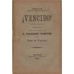 ¡Vencido! - José de Velilla