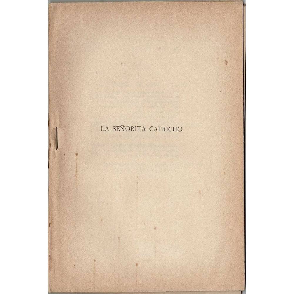 La Señorita Capricho - Ramón Asensio Mas, José Juan Cadenas