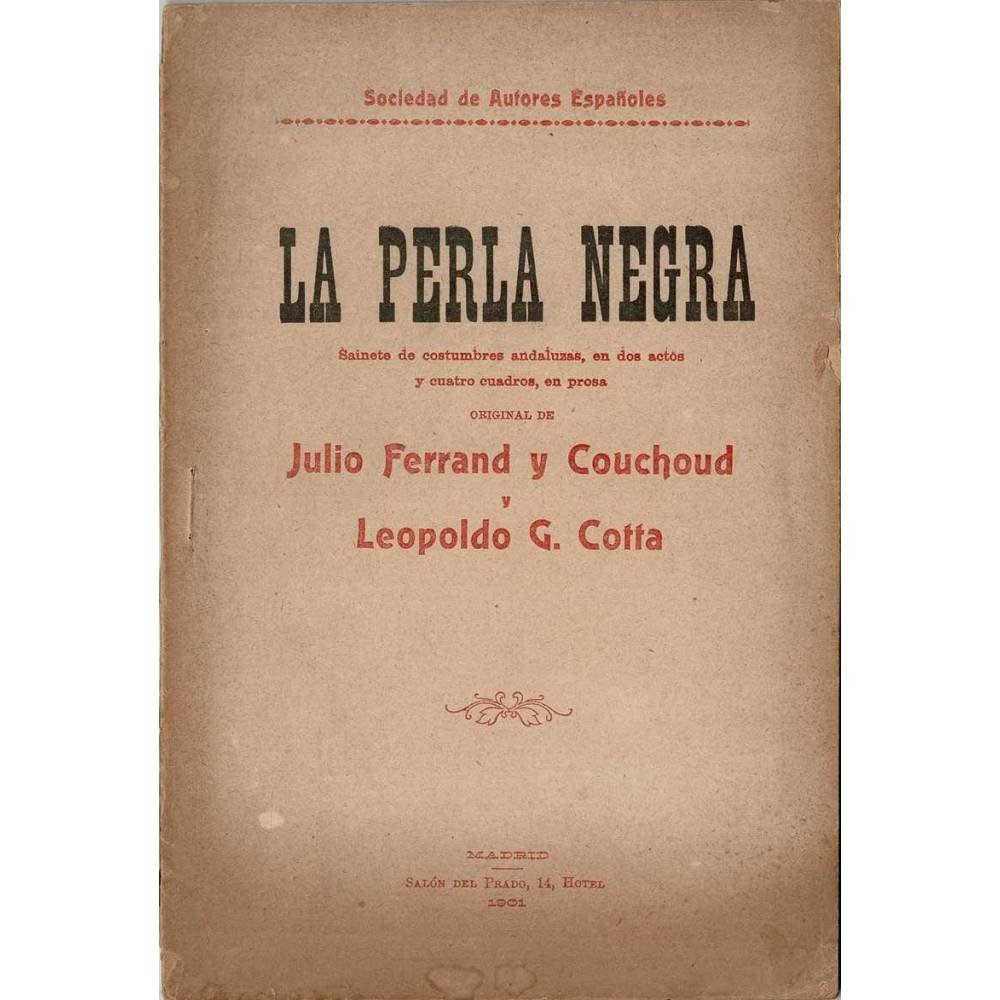 La Perla Negra - Julio Ferrand y Couchoud, Leopoldo G. Cotta