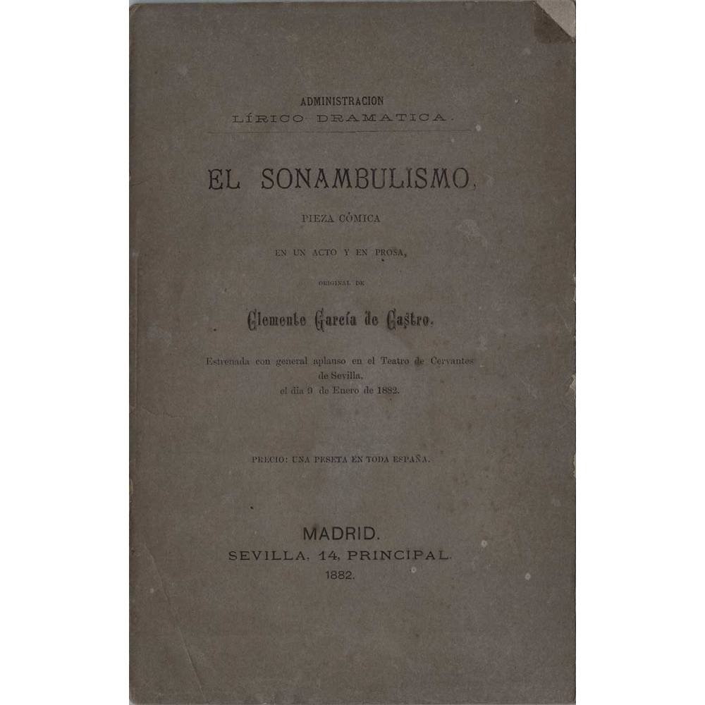 El Sonambulismo - Clemente García de Castro