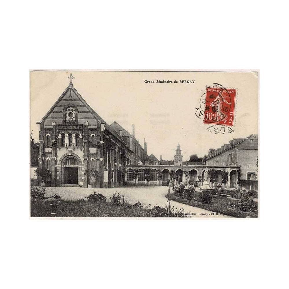 Postal Francia. Bernay. Grand Séminaire
