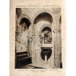 Recorte Revista La Esfera 1916. Familia Real en La Granja. Tibidabo. Sta. Mª Naranco