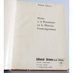 Perón y el Peronismo en la Historia Contemporánea. 2 tomos
