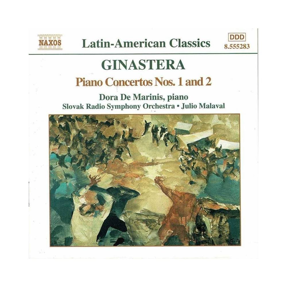 Ginastera, Dora De Marinis, Slovak Radio Symphony Orchestra, Julio Malaval - Piano Concertos Nos. 1 And 2. CD