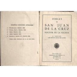 Obras de San Juan de La Cruz. Doctor de la Iglesia