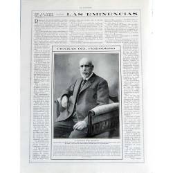 Recorte Revista La Esfera 1916. Francisco Peris Mencheta. Julio Romero de Torres