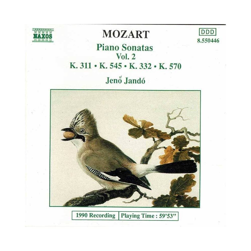 Wolfgang Amadeus Mozart, Jenó Jandó - Piano Sonatas Vol. 2. CD