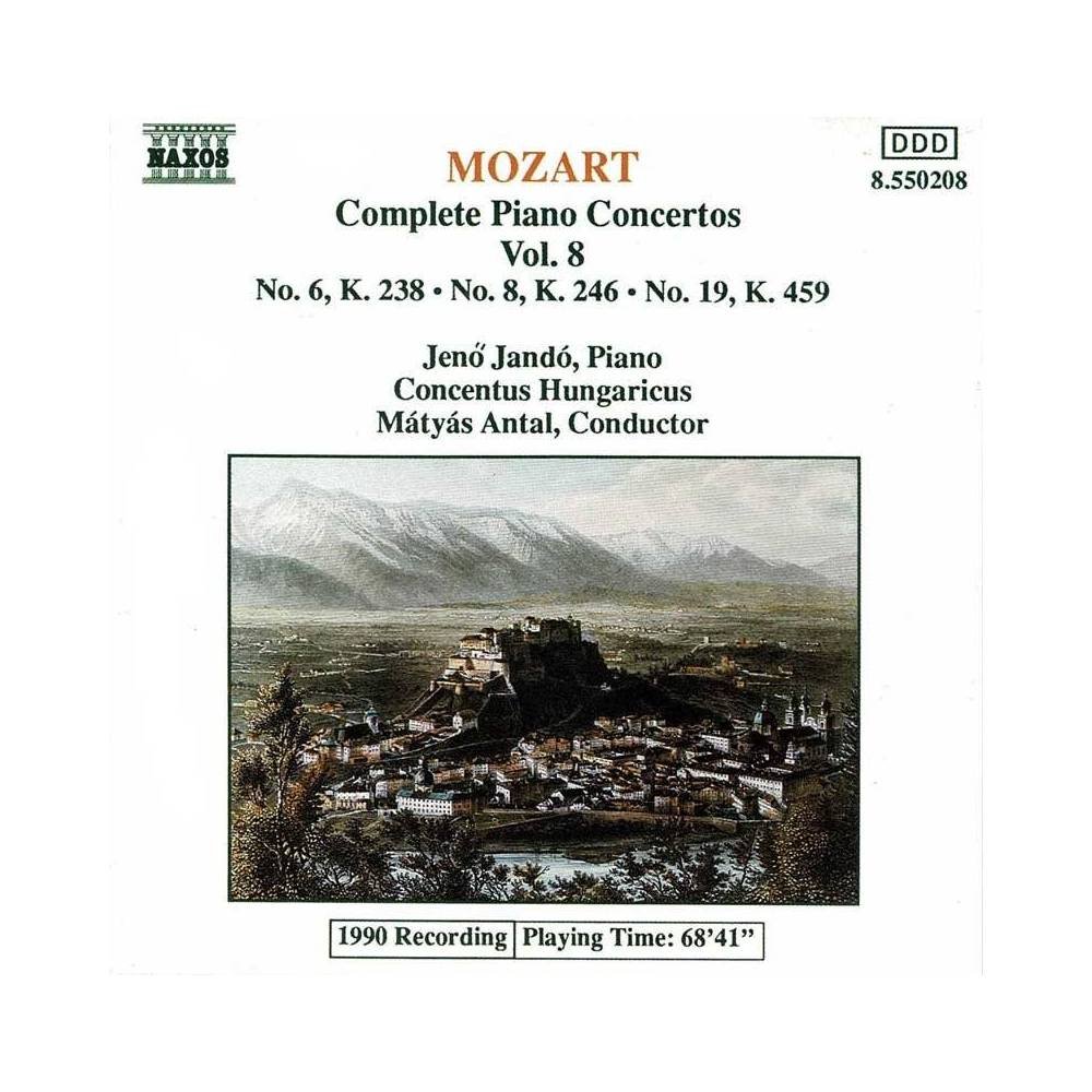 Mozart, Jenö Jandó, Concentus Hungaricus, Mátyás Antal - Complete Piano Concertos Vol. 8 - No. 6, K. 238 • No. 6, K. 246