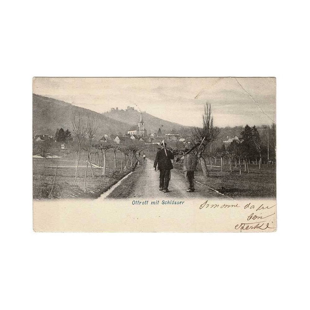 Postal Francia. Ottrott mit Schlosser