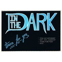 In The Dark - Tears for You. CD single dedicado