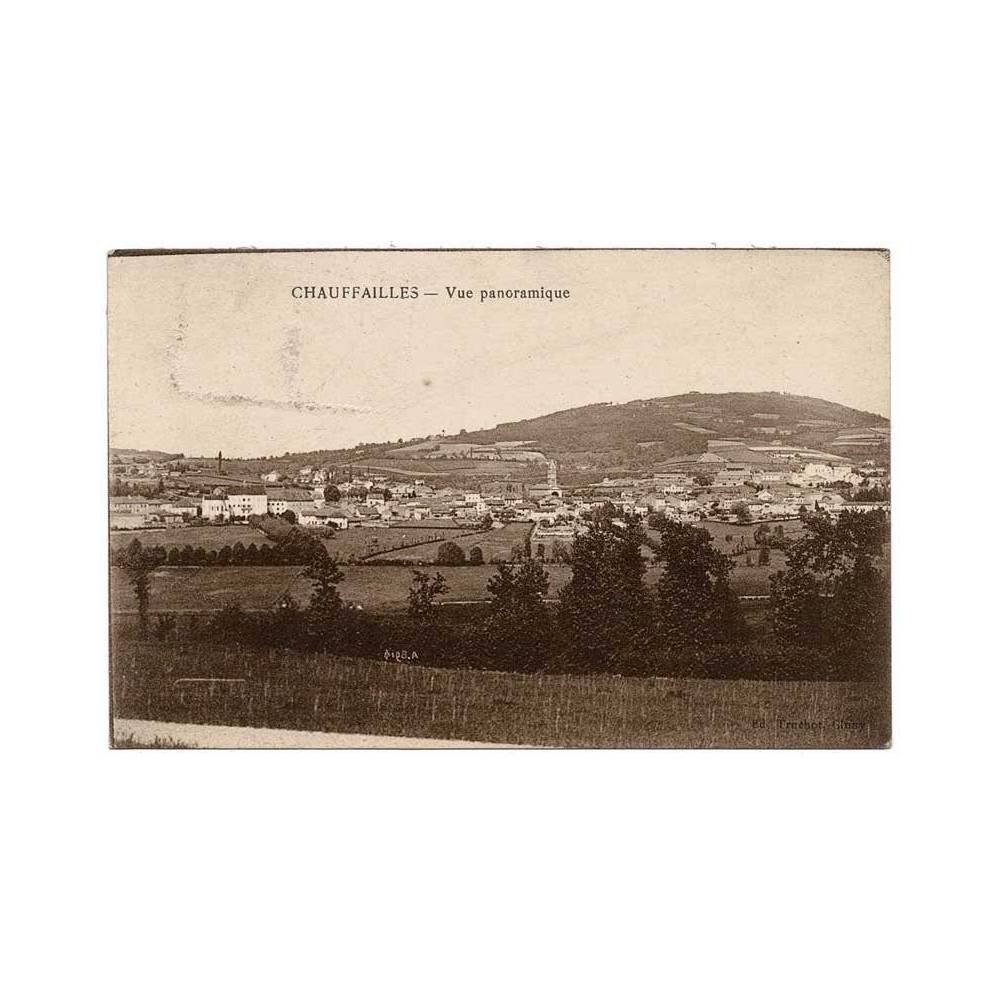 Postal Francia. Chauffailles. Vue panoramique