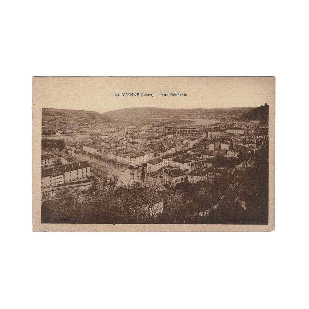 Postal Francia. Vienne (Isère). Vue Générale. Nº 139