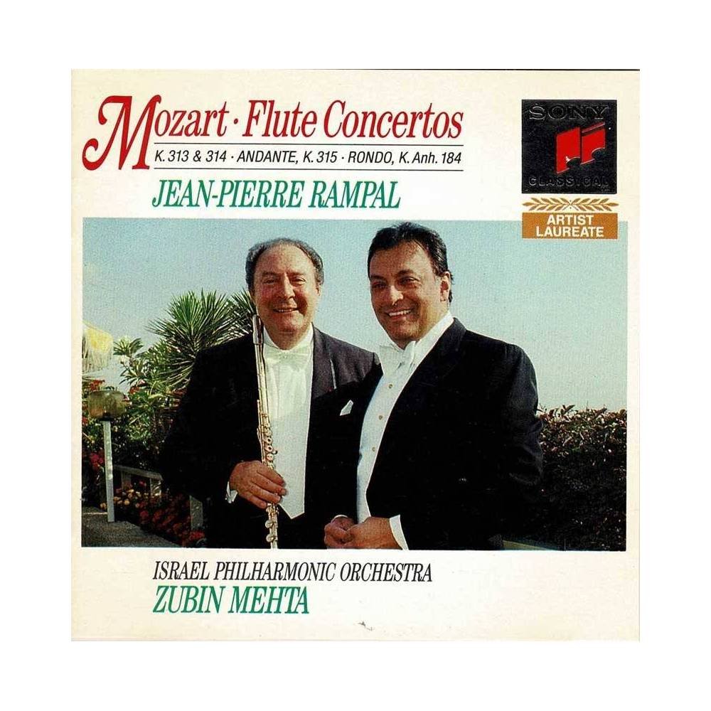 Mozart, Jean-Pierre Rampal, Israel Philharmonic Orchestra, Zubin Mehta - Flute Concertos, K. 313 & 314. Andante, K. 315. Rondo,