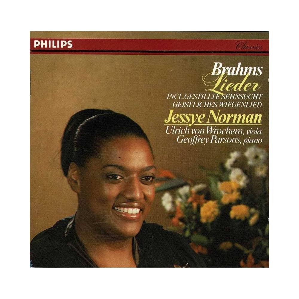 Lieder. CD - Brahms, Jessye Norman, Geoffrey Parsons, Ulrich von Wrochem