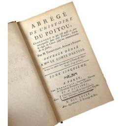 Abrége de l'Histoire du Poitou. Tome V - M. Thibaudeau
