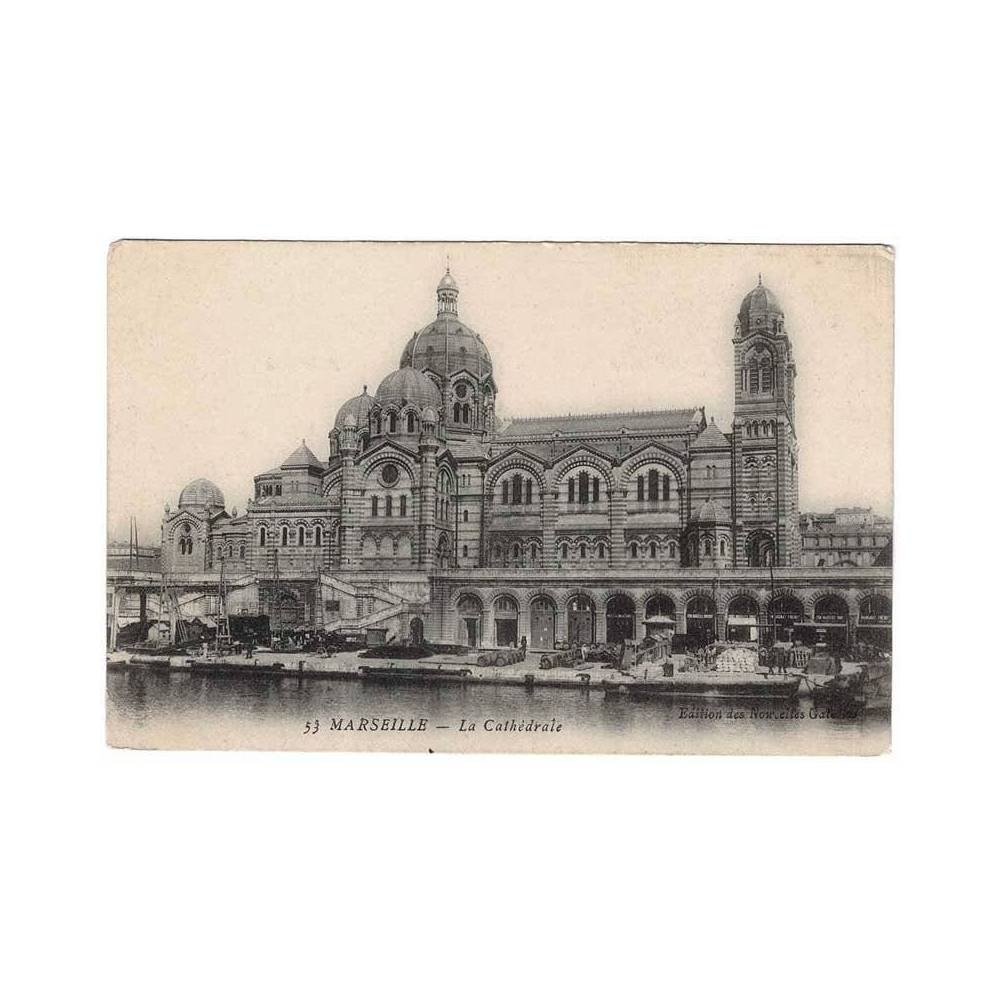 Postal de Francia. Marseille. La Cathédrale Nº 53