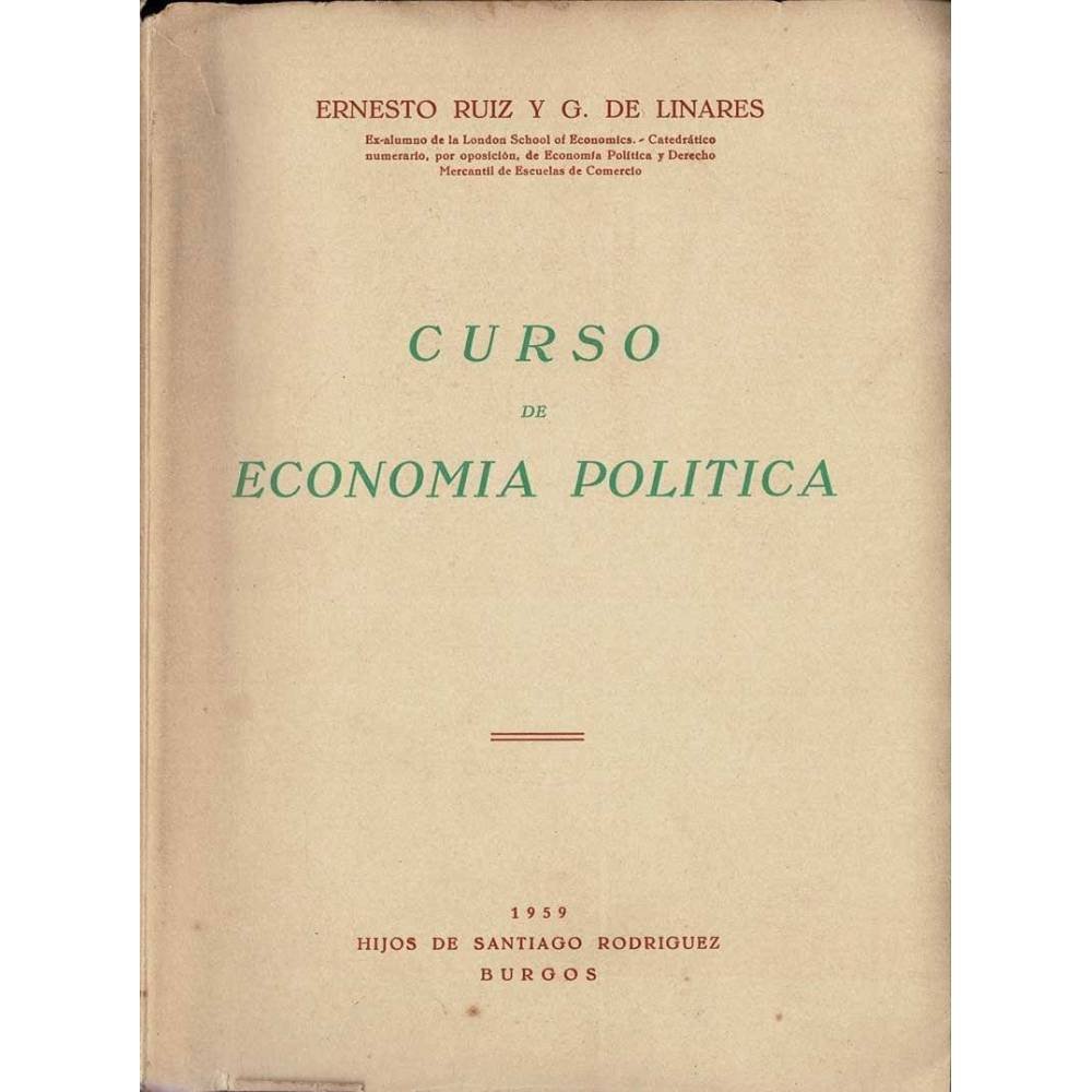 Curso de Economía Política - Ernesto Ruiz, G. de Linares