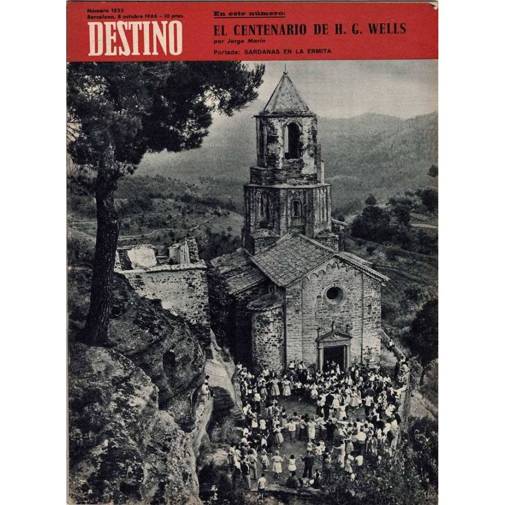 Revista Destino No. 1522. 8 octubre 1966. El centenario de H. G. Wells