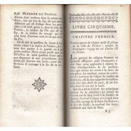 Abrége de l'Histoire du Poitou. Tome IV - M. Thibaudeau