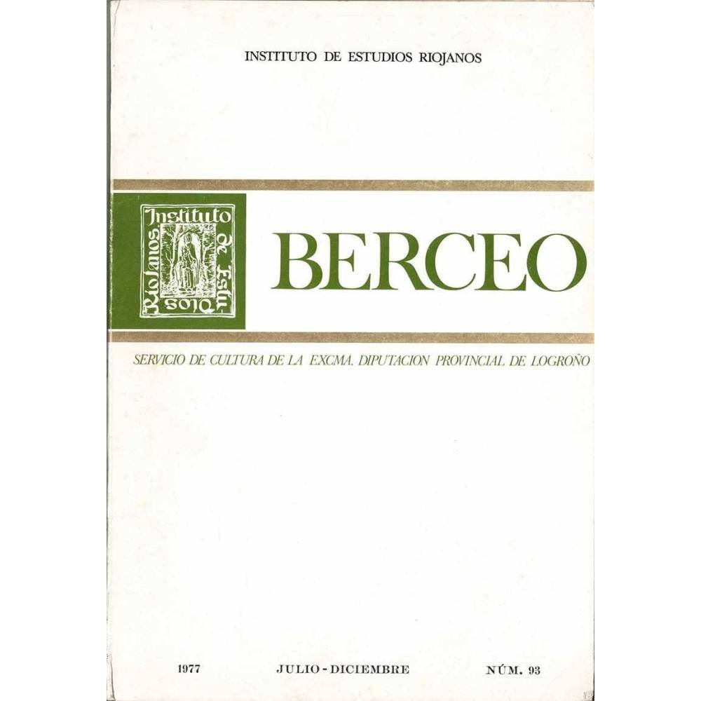 Berceo Nº 93, 1977