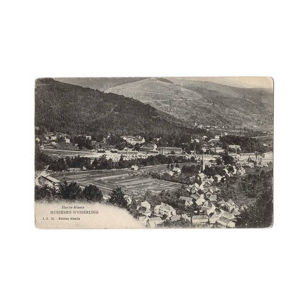 Postal de Francia. Husseren-Wesserling Nº 35