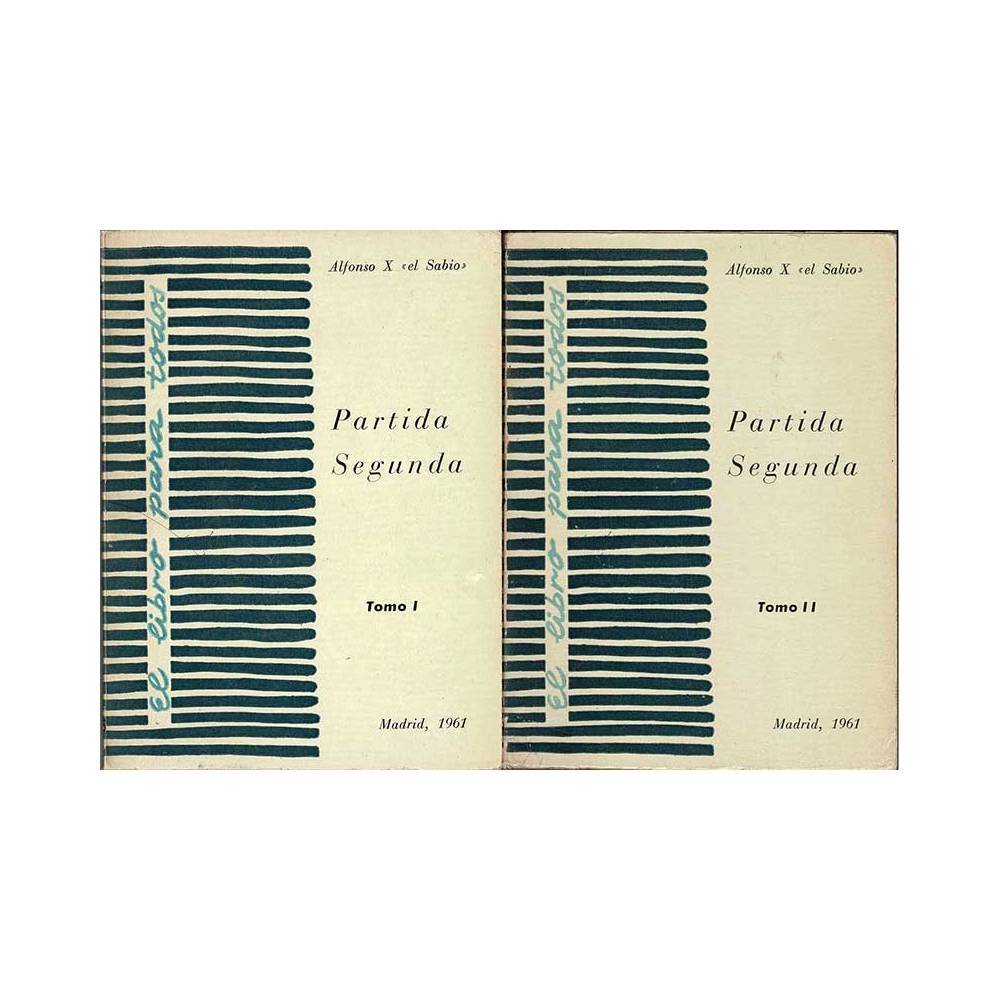 Partida Segunda. 2 Tomos - Alfonso X El Sabio