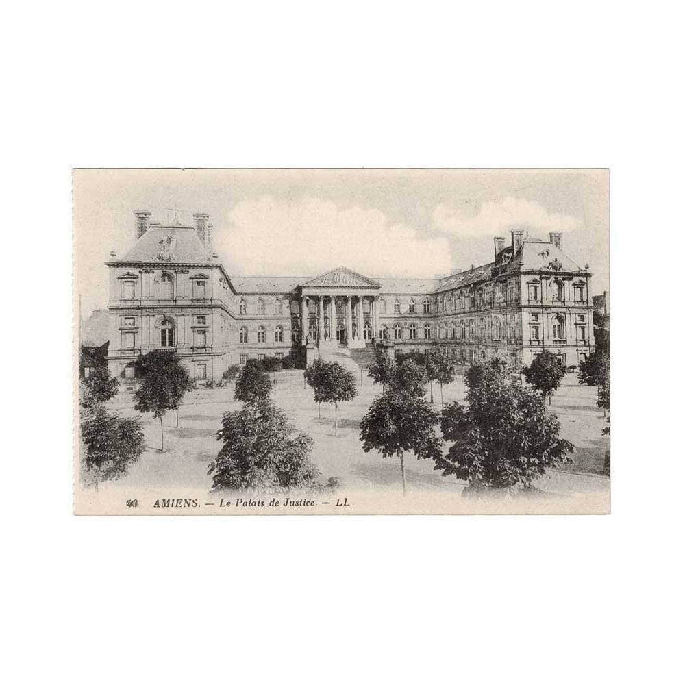 Postal de Francia. Amiens. Le Palais de Justice Nº 60