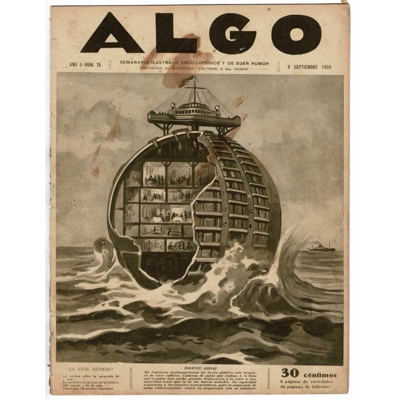 Revista Algo. Año II Nº 76. 6 Septiembre 1930