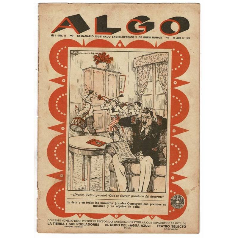 Revista Algo. Año I Nº 18. 27 Julio 1929