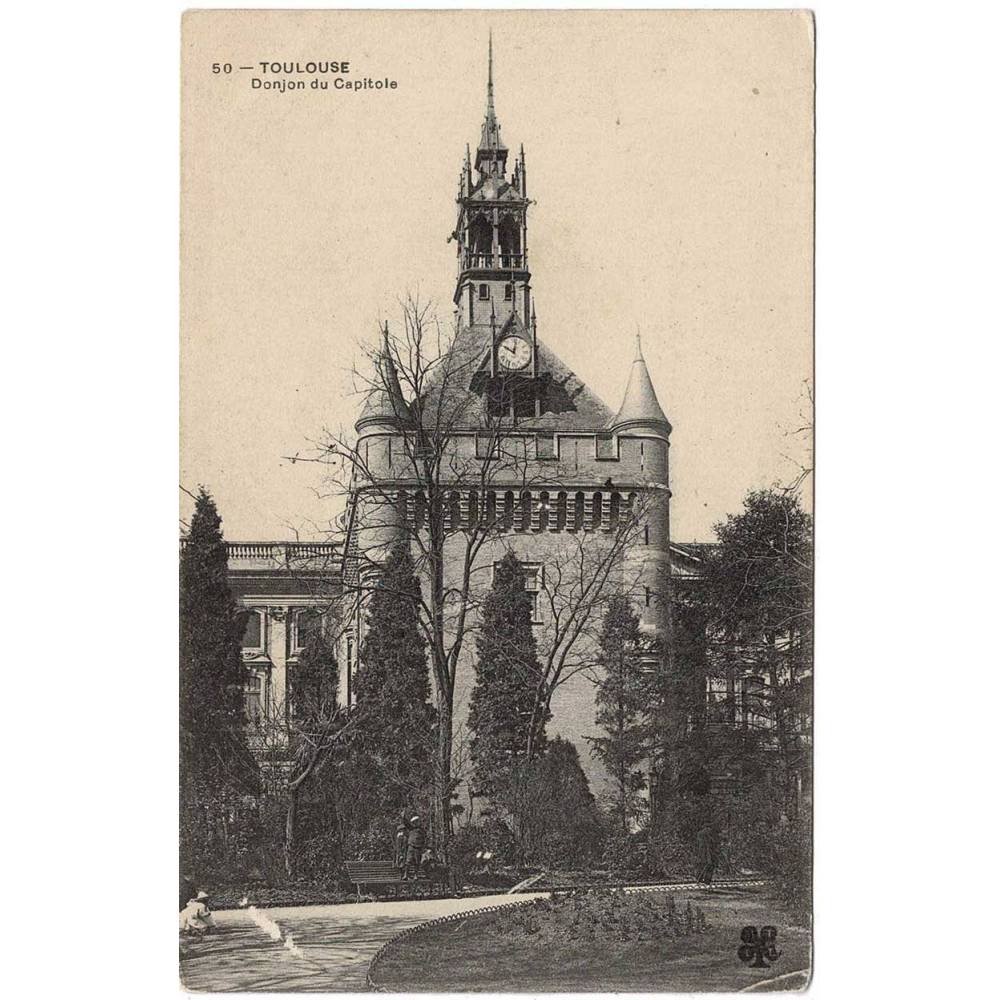 Postal de Francia. Toulouse. Donjon du Capitole Nº 50