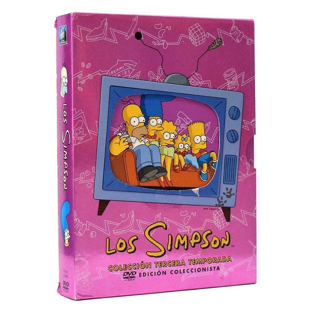 Los Simpson. Edición Coleccionista. Temporada 3. 4 x DVD