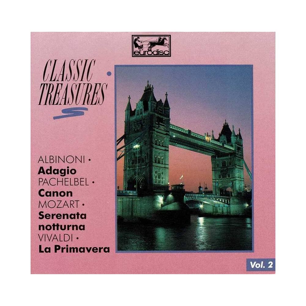 Albinoni, Pachelbel, Mozart, Vivaldi, Händel - Classic Treasures Vol. 2. Adagio. Canon. Serenata Notturna. La Primavera. CD