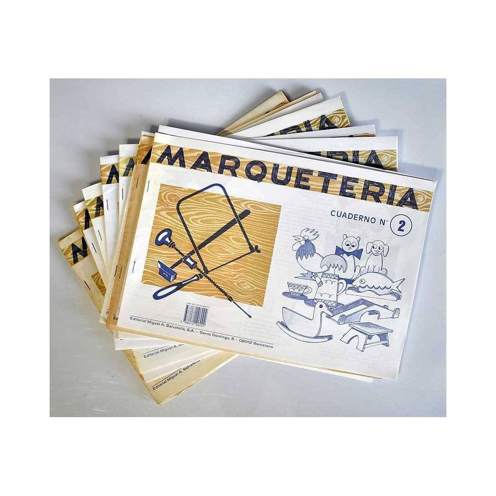 Marquetería. Lote de 8 Cuadernos