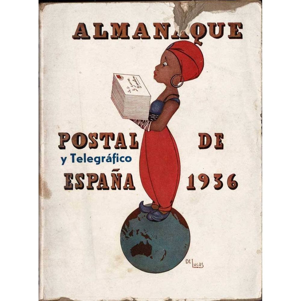 Almanaque Postal y Telegráfico de España 1936 - G. Gómez Alonso
