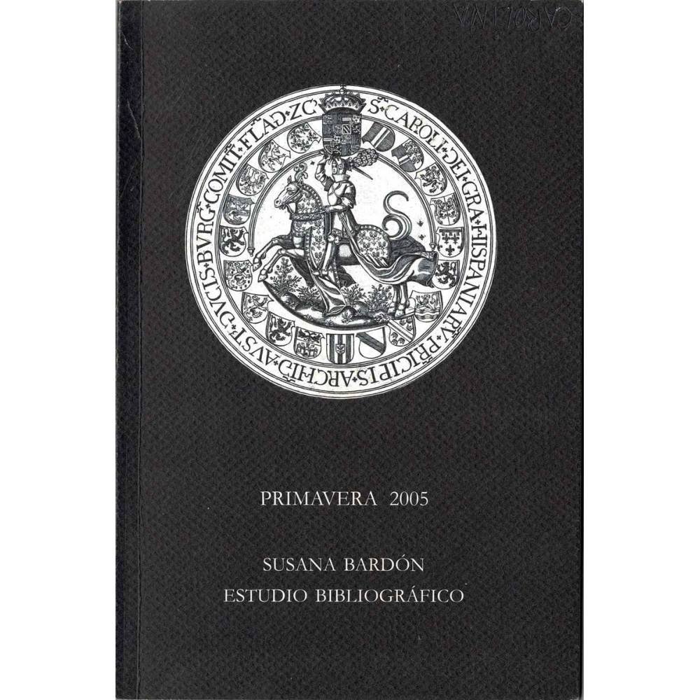 Susana Bardón, Estudio Bibliográfico. Primavera 2005