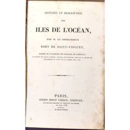 L'Univers. Histoire et description de tous les peuples. Amerique Méridionale, iles diverses de l'océan - Bory de Saint-Vicent,