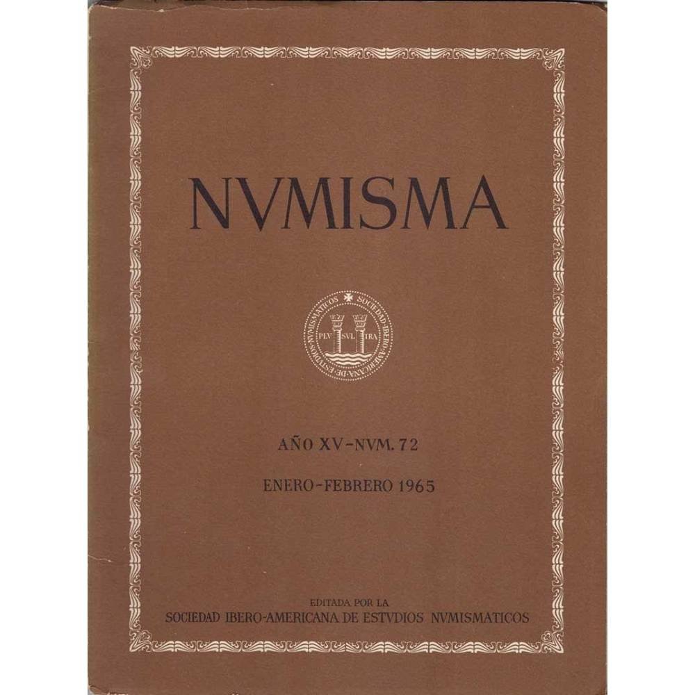 Numisma Nº 72. Enero-Febrero 1965
