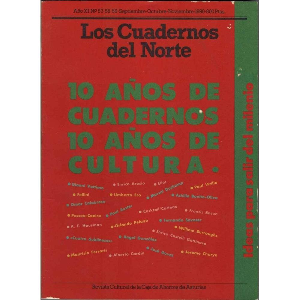 Los Cuadernos del Norte Nº 57-58-59, 1990