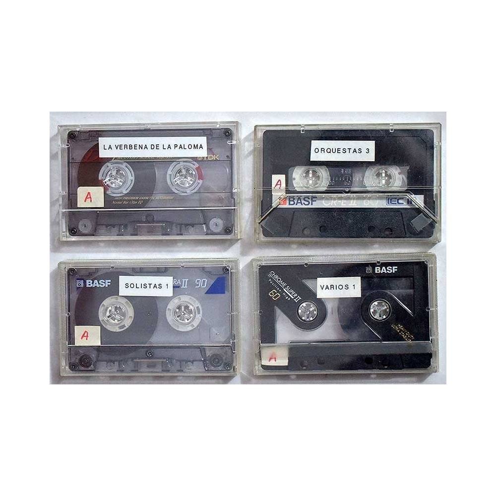 Lote de 4 cintas de casete usadas. Para regrabar. BASF y TDK