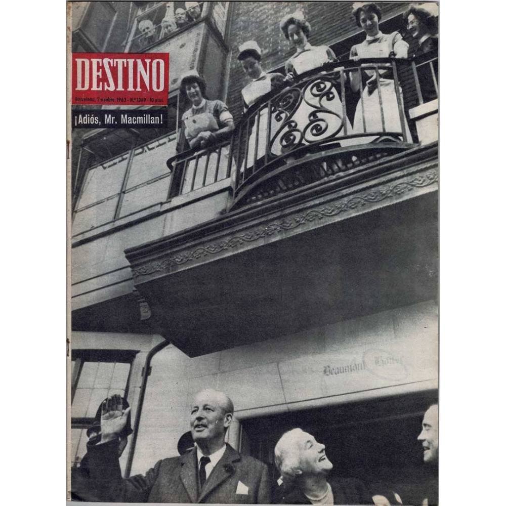 Revista Destino No. 1369. 2 noviembre 1963. Adiós, Mr. McMillan