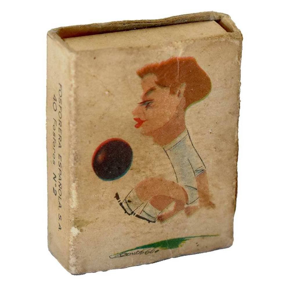 Caja de cerillas. Vidal. Equipo Real Madrid