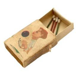 Caja de cerillas. Vidal. Equipo Real Madrid