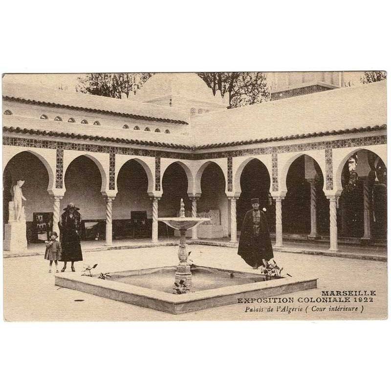 Postal Francia. Marseille. Exposition Coloniale 1922. Palais de l'Algerie