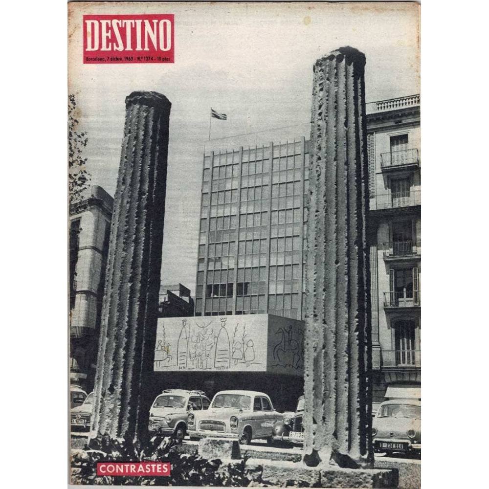 Revista Destino No. 1374. 7 diciembre 1963. Contrastes